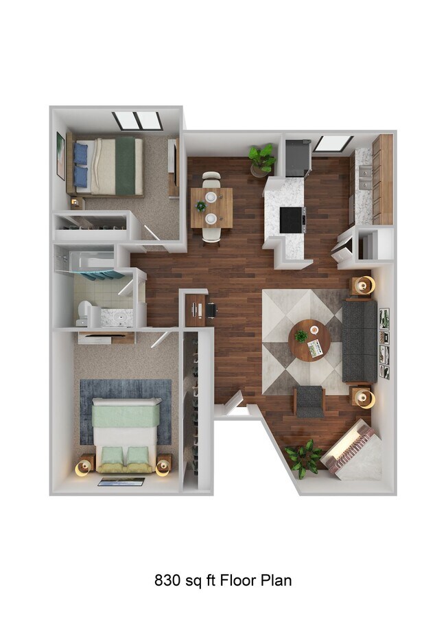 830 Upgrade 2nd Floor 2230 floor plan